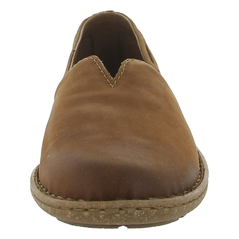 Born Womens Naya Leather Slip On Boat Shoes