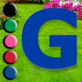 thumbnail image 1 of Advanced Graphics 3401 20 x 15 in. Letter G Yard Sign, Black, 1 of 1