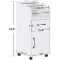 thumbnail image 4 of BarberPub Salon Cart Cabinet for Hair Stylist Barber Trolley Beauty Organizer 2013, 4 of 9