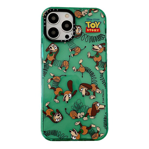 Disney Cartoon Toy Story Woody Buss iphone XR/11/12Promax/13mini Suitable For Apple Phone Case Cute Silicone Protective CoveriPhone12 12pro Gao Jinjia LED