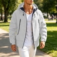 thumbnail image 2 of Tqyyweavej Mens Rain Jacket Waterproof Windproof Outdoor Raincoat with Zip Pocekts Hooded Drawstring Windbreaker for Hiking, Cycling, Fishing, 2 of 10