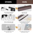 thumbnail image 5 of 39.4*2.4*1.9in Walnut Wood Linear LED Pendant Light, Kitchen Island Lighting or Dining Room Hanging Fixture, 5 of 11