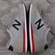 thumbnail image 2 of New Balance 501 Shoes Mens 8.5 Grey/Red Tennis Court Leather Uppers CT653WT, 2 of 6