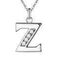 thumbnail image 3 of 26 Letters Necklace Diamond Fashion Accessories Gifts For Lovers Girlfriend, 3 of 9