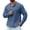 Navy, variant on Mens Long Sleeve Henley Shirt 100% Cotton Blue Regular Fit 4 Button Placket Lightweight Breathable Casual Everyday Tee Top,Size S