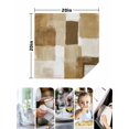 thumbnail image 4 of Brown Geometric Cloth Napkins Set of 4 Reusable Dinner Napkins, Watercolor Ombre Modern Abstract Art Cocktail Napkin Washable Table Napkins for Wedding/Holiday Party/Baby Shower 20"x20", 4 of 7