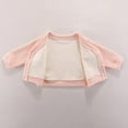 thumbnail image 5 of Mercatoo Baby Girls Cardigan Jacket Fleece Lined Button Down Newborn Boys Cute Sweater Coat Long Sleeve V Neck Warm Cotton, 5 of 8
