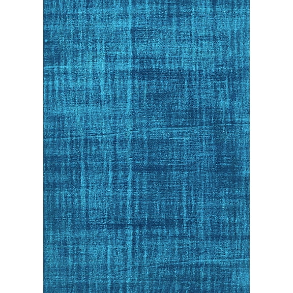 Ahgly Company Indoor Rectangle Persian Light Blue Bohemian Area Rugs, 5' x 7'