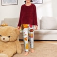 thumbnail image 6 of Susaid Thanksgiving Print Soft Teen Sleep Pants, Long Pajama Bottoms with Two Pockets and Elastic Waist, Designed for Ages 5-16-Medium, 6 of 6