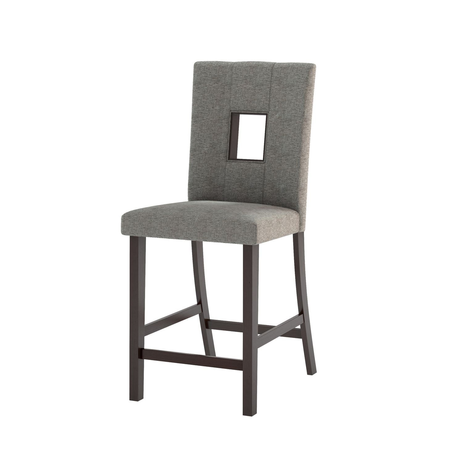 CorLiving Bistro Grey Sand Fabric Counter Height Dining Chairs