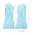 thumbnail image 3 of 2 pares de guantes para lavar platos, reutilizables, para tareas domésticas, de goma., 3 of 5