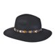 thumbnail image 1 of Top Headwear Wide Brim Sun Hat W / Band Tribal - Negro TOP HEADWEAR Sombrero para el sol, 1 of 1