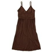 Women's Jersey Dress with Braid Trim