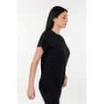 thumbnail image 4 of Post Surgery Recovery Tshirt Snap Open TearAway Shirt Color: Black/Women, Size: Medium, 4 of 5