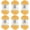 Gold/Dandelion, variant on Big Twist Cozy Cub Yarn - Super Bulky (6) 100% Polyester Chenille Yarn, Soft & Plush for Knitting & Crochet Blankets, Hats, Scarves & Crafts, 241 yd / 7 oz Skein, 6 Pack