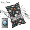 thumbnail image 6 of Salouo Cute Santa Claus Gift Pattern Pillow Cases,1PC Pillow Covers with Envelope Closure Decorative Pillow Case for Bed Couch,Pillows Not Included-16"x24", 6 of 6