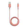 thumbnail image 2 of AmpSentrix - 3 Ft USB Type C To USB Type A Cable (Infinity) (Pink), 2 of 4