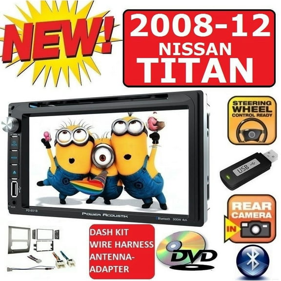 TOUCHSCREEN BLUETOOTH USB CD/DVD CAR RADIO STEREO PKG