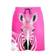 thumbnail image 5 of TEAJOPSUU Men's Printed Shorts Loose Fit Animal Printed Shorts with Elastic Drawstring Waist and Side Pockets E-Hot Pink, 5 of 6
