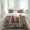 Oatmeal, variant on Wildlife Camels Set of 4 Bedding Quilt Covers, Deserts Animals Brown Geometric Rustic 4-Piece Bed Sheet Set with Extra Soft Bed Sheets Quilt Cover Pillowcase, Twin