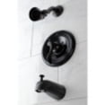 thumbnail image 3 of Kingston Brass KB8635DFL Tub and Shower Faucet, Oil Rubbed Bronze, 3 of 5