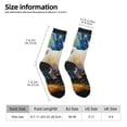 thumbnail image 2 of Balery Vintage Starry Sky Labrador Pattern Crew Socks Unisex– Soft & Breathable Socks for Men & Women, One-Size Fits Most (US 5-11), Comfortable & Durable for Daily Wear, 2 of 6