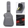 thumbnail image 3 of Funda para Guitarra Acústica Matsuzay CON Correa Ajustable Gris 44x14x108cm, 3 of 6