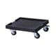 thumbnail image 3 of Soporte para macetas con ruedas giratorias de 360 ​​grados, soporte para plantas rodante, paleta negro, 3 of 9