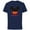 Navy, variant on Disney Mickey Mouse Icon Shorts Abuelo Día del Padre - Short Sleeve Cotton T-Shirt for Adults - Customized-Black