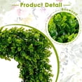 thumbnail image 4 of Boxwood Wreaths for Front Door Decor, 19" Artificial Greenery Square Wreath Decorations for Spring Summer Home Door Window Outside Wall Indoor Outdoor Porch and Birthday Wedding Party, 4 of 7
