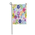 thumbnail image 1 of NUDECOR Blue Pastel Spring Colorful Floral Pattern Flowers Gray Easter Garden Flag Decorative Flag House Banner 28x40 inch, 1 of 1
