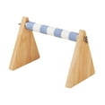 thumbnail image 4 of Tabletop Bird Perch Desktop Bird Stand Grinding Claw Bird Training Stand Bird Play Stand for Macaw Finch Cockatoo Lovebird Gym Accessories Blue White 25mm, 4 of 10