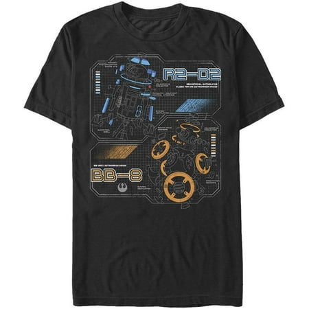 Mens Star Wars The Last Jedi Droid Schematics T-Shirt | Walmart Canada