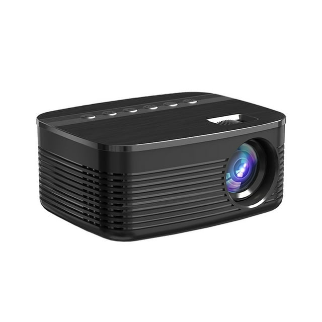 Rbaofujie Projecteur HD Mini Portable à LED pour la Maison 100 Pouces Sans Fil WiFi Téléphone Même Écran Machine Cadeau Parent-Enfant Support Décodage HD 1080p