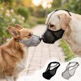 thumbnail image 7 of Dog Muzzle for Large Dogs,Adjustable No Bark Mesh Dogs Muzzles for Medium & Large Sized Dog | Pet Mouth Cover to Prevent Biting,Barking & Random Licking,Black, 7 of 7
