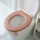 thumbnail image 1 of EVA Waterproof Toilet Seat Cushion | Paste Type Universal Thickened Commode Cover | Rainproof Non-Absorbent Soft Foam Padding | Fits Most Seats | 16.3x14.9in | 1PC | Coffee Red Gray Blue, 1 of 6
