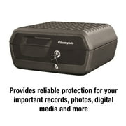 SentrySafe CHW30200 Fire-Resistant And Water-Resistant Box Safe With Tubular Key Lock, 0.36 Cu. Ft.