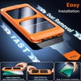 thumbnail image 3 of Protector de pantalla de privacidad TOCOL para iPhone 11, paquete de 2, 3 of 6