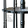 thumbnail image 5 of Rush Creek Creations Gray 16 Round Freshwater and Ice Fishing Rod Holder Storage Rack with Wood Post, No Tool Assembly, 5 of 7