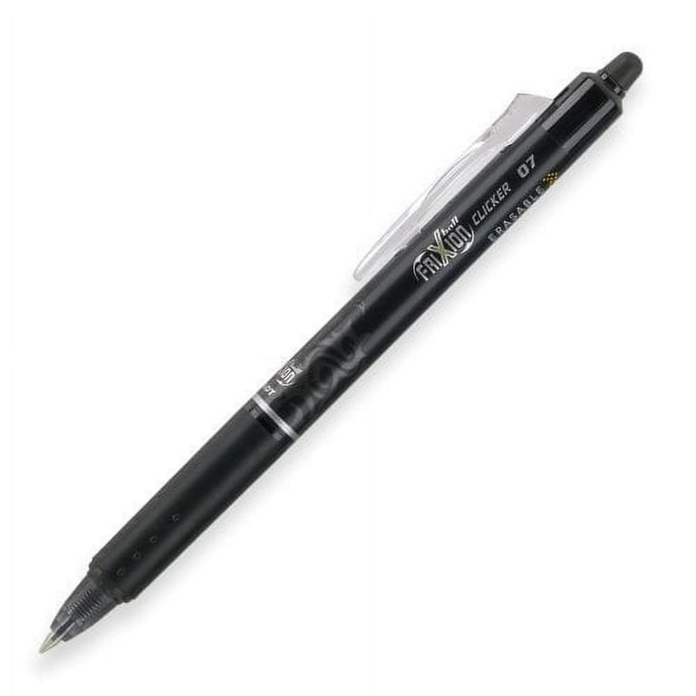 Pilot FriXion Ball Clicker Erasable Gel Fine Point Pens, Black Ink - 2 pack