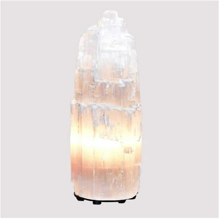 - Himalayan Glow Natural Selenite Lamp (5-7 lbs), 100% untreated Selenite Crystal, hand carved