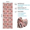 thumbnail image 2 of Pink Cow Strawberry Hat Pattern Hot Yoga Mat Towel Non Slip for Hot Yoga - Quick-Drying Yoga Mat Cover with 4 Corner Pockets with Travel Bag - Hot Yoga Towel Non Slip 70"x26", 2 of 6