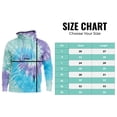 thumbnail image 6 of Tie Dye Fleece Sweatshirts, Pullover Hoodies & Sweaters For Men & Women Up to 5XL, 6 of 8
