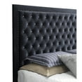 thumbnail image 5 of Glory Furniture Alba Velvet Upholstered King Bed in Black, 5 of 5