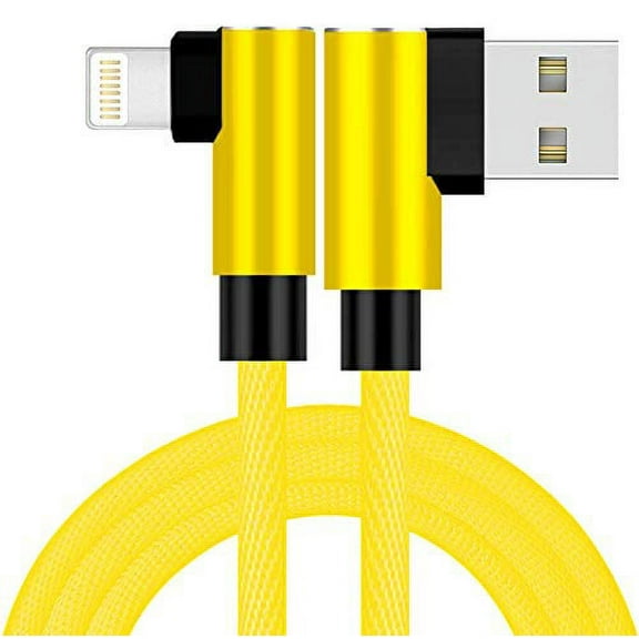 Charger 6FT USB Charging Cable Cord Extra-Long Braided Nylon Charge/Data Sync Compatible for iPhone X/XS Max/XR/8 Plus/7/6/6S/ 5/5C/5S,iPad/Mini, Single Pack