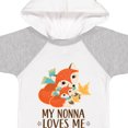 thumbnail image 4 of Inktastic My Nonna Loves Me Grandchild Cute Fox Boys or Girls Baby Bodysuit, 4 of 5