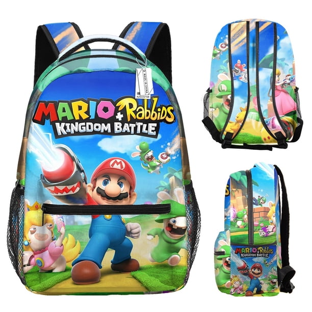 Nueva Mochila Super Mario Bros Bolsa Para Niños Luigi Yoshi Personaje Monstruo Pequeña Escolar Juguetes Regalos