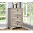 thumbnail image 6 of Renova Distressed Parchment Wood Bedroom Set, Queen Panel Bed, Dresser, Mirror, Nightstand, Chest, 6 of 10
