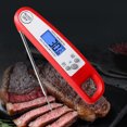 thumbnail image 3 of YAOMOBB Grill Thermometer Foldable Meat Thermometer Backlight Calibration LCD Display for Fast Precise Cooking, 3 of 7