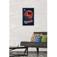 thumbnail image 2 of MLB Washington Nationals - Neon Helmet 23 Wall Poster, 14.725" x 22.375", 2 of 4